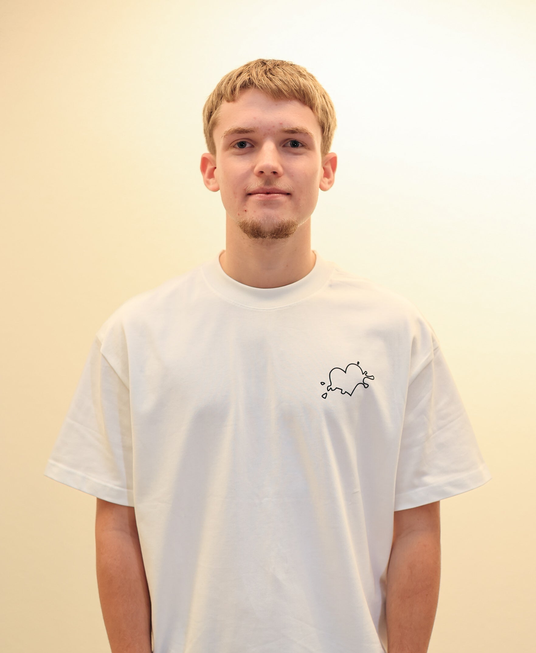 First Love Boxy Tee (White)