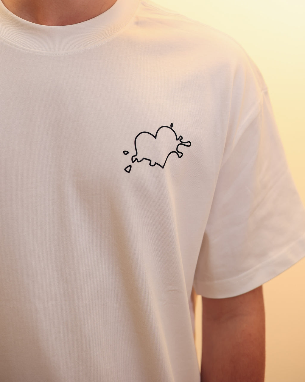 First Love Boxy Tee (White)