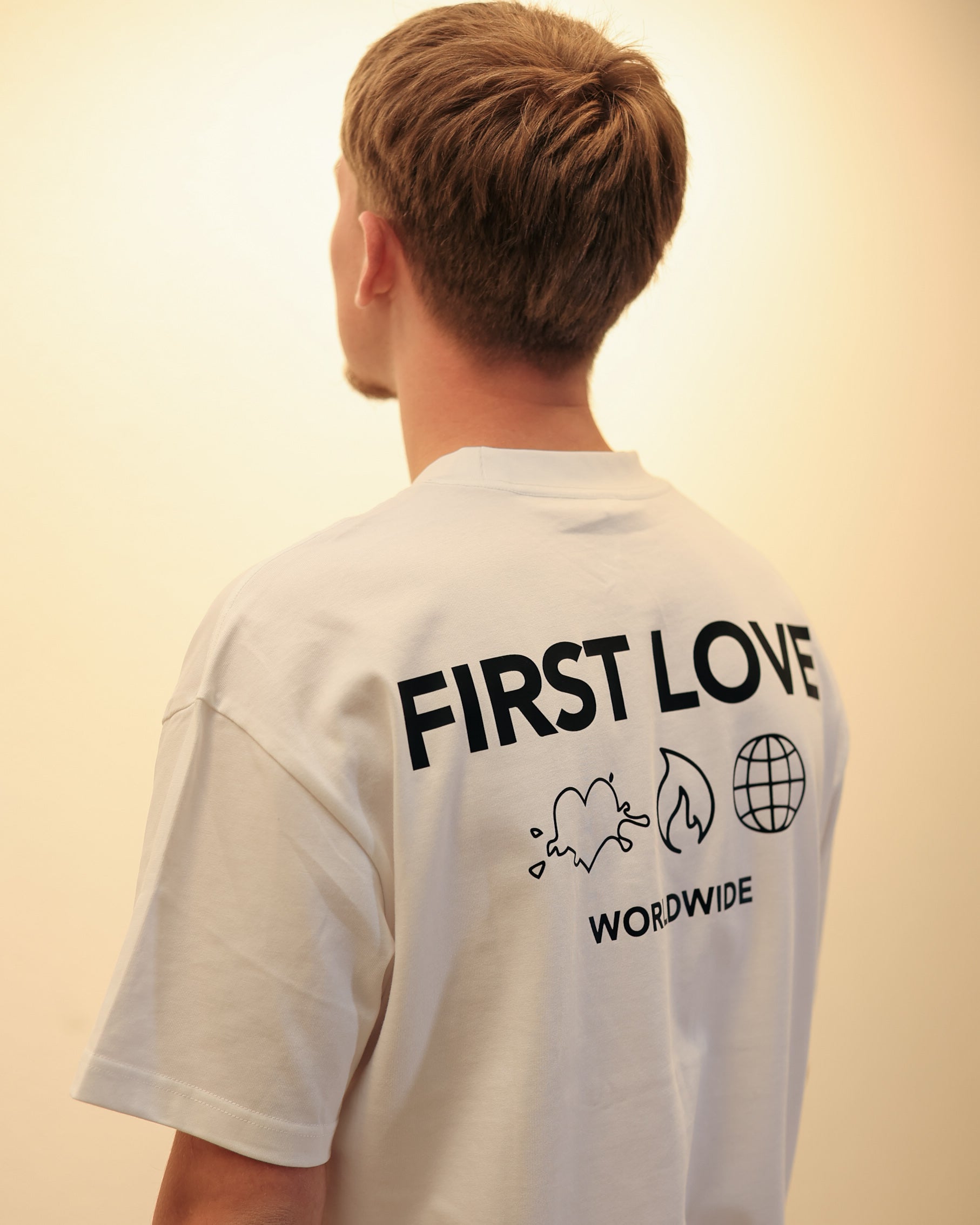 First Love Boxy Tee (White)