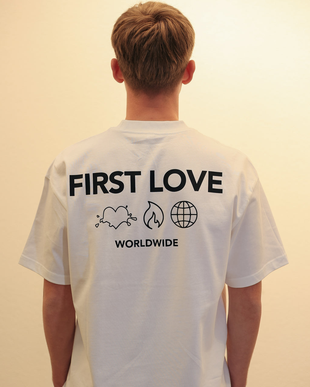 First Love Boxy Tee (White)