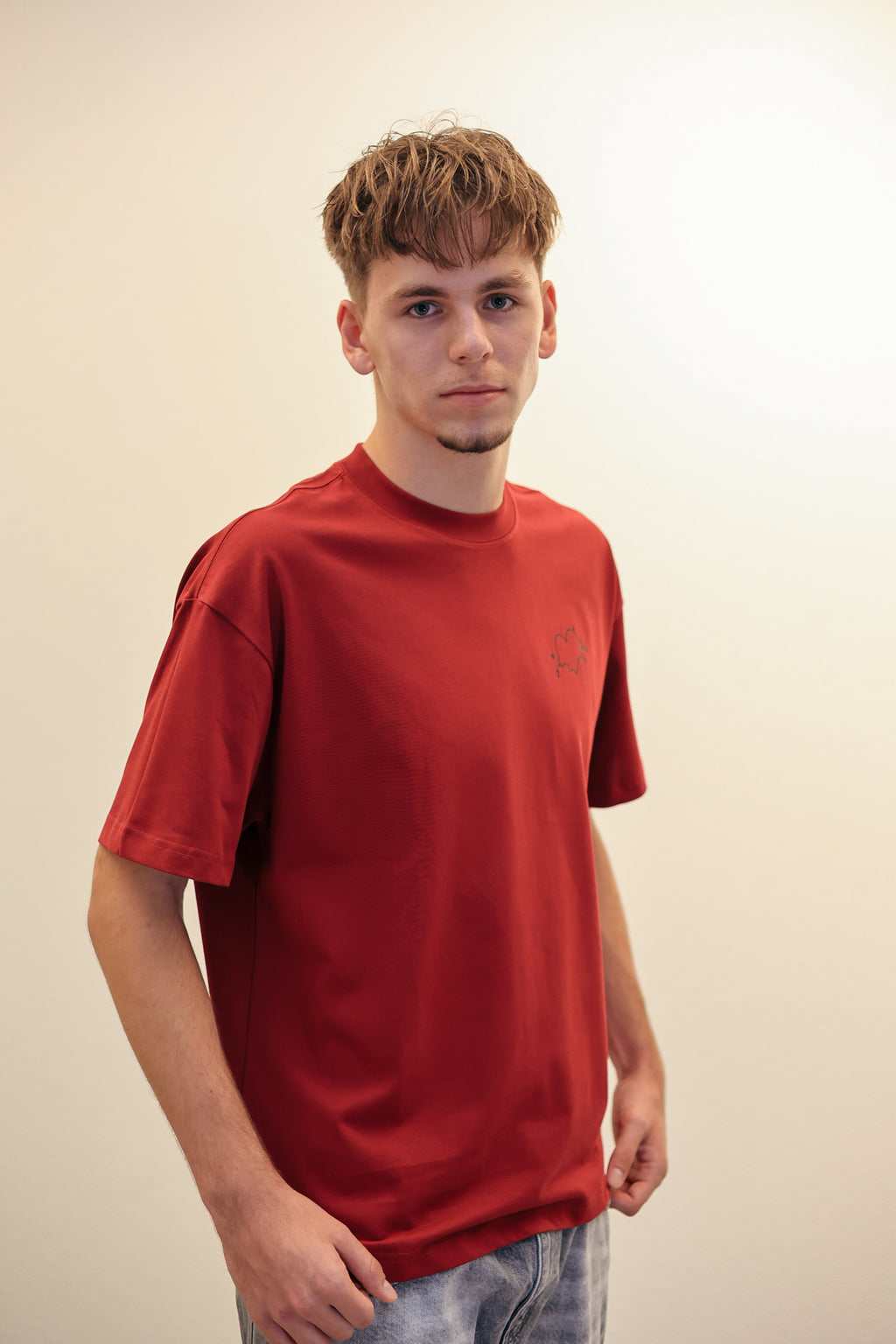 First Love Boxy Tee (Red)