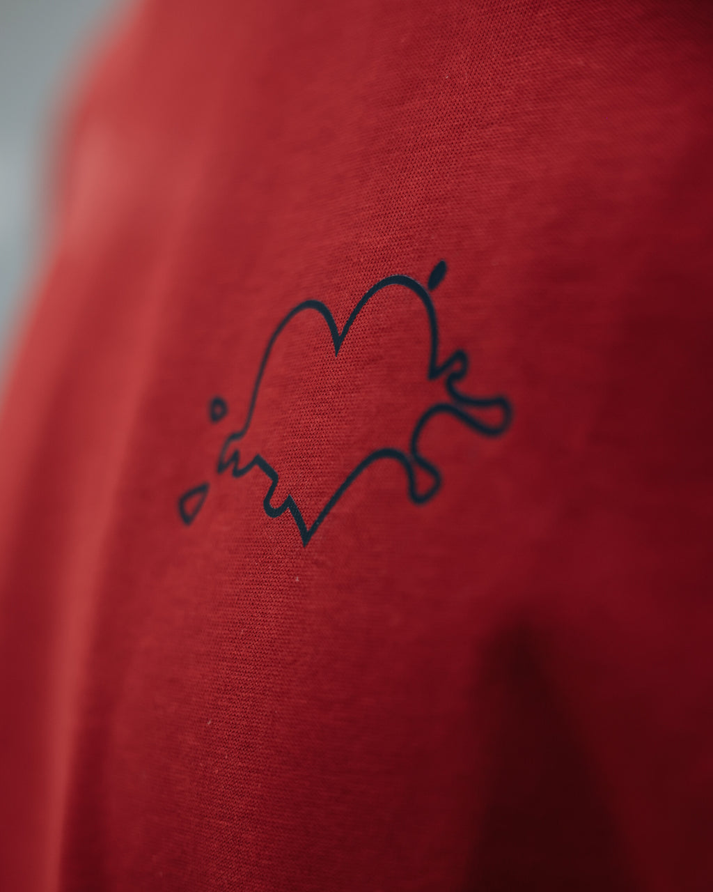 First Love Boxy Tee (Red)