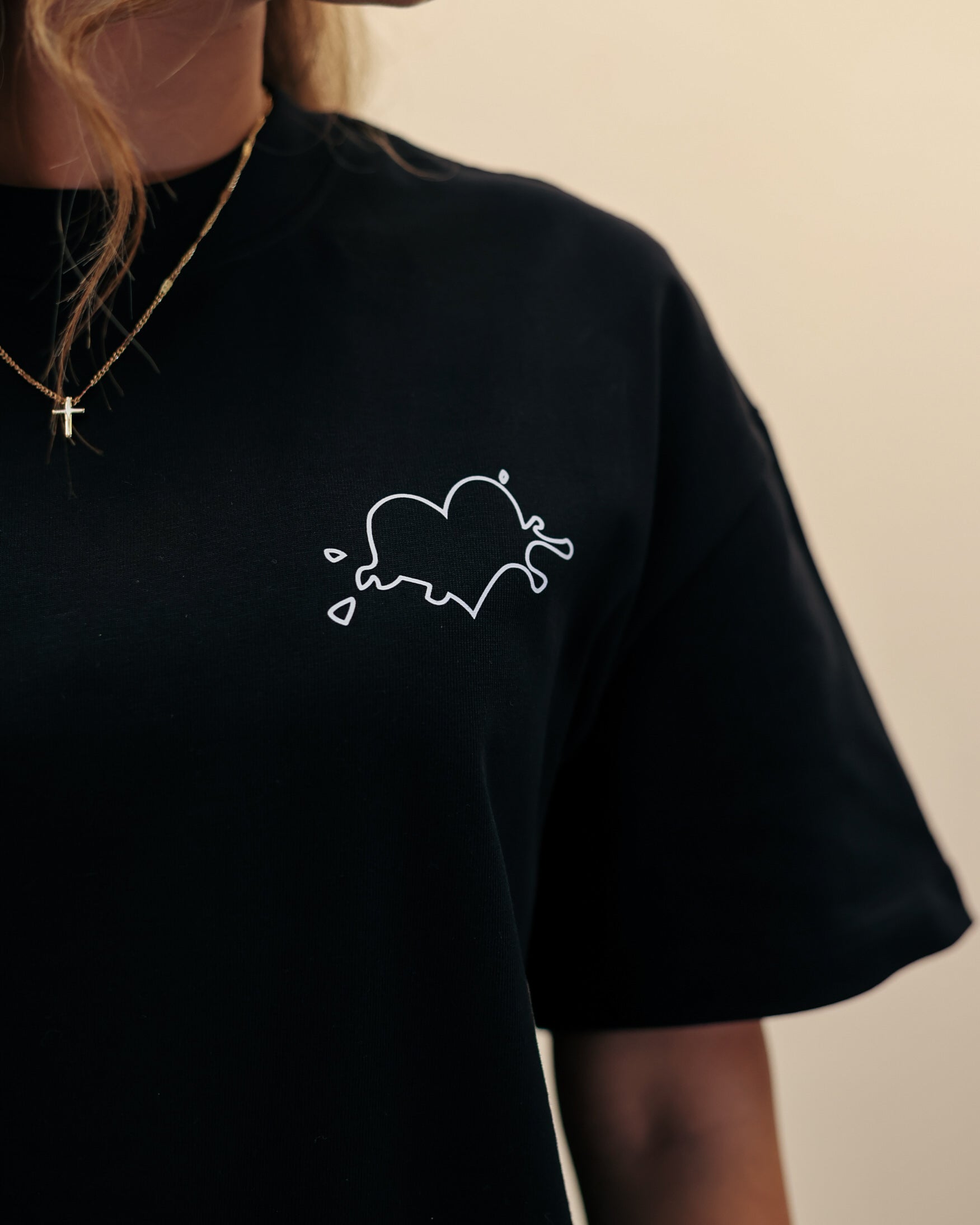 First Love Boxy Tee (Black)