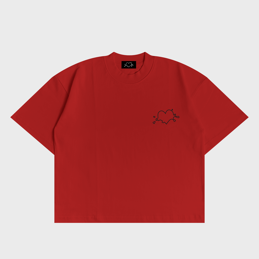 First Love Boxy Tee (Red)