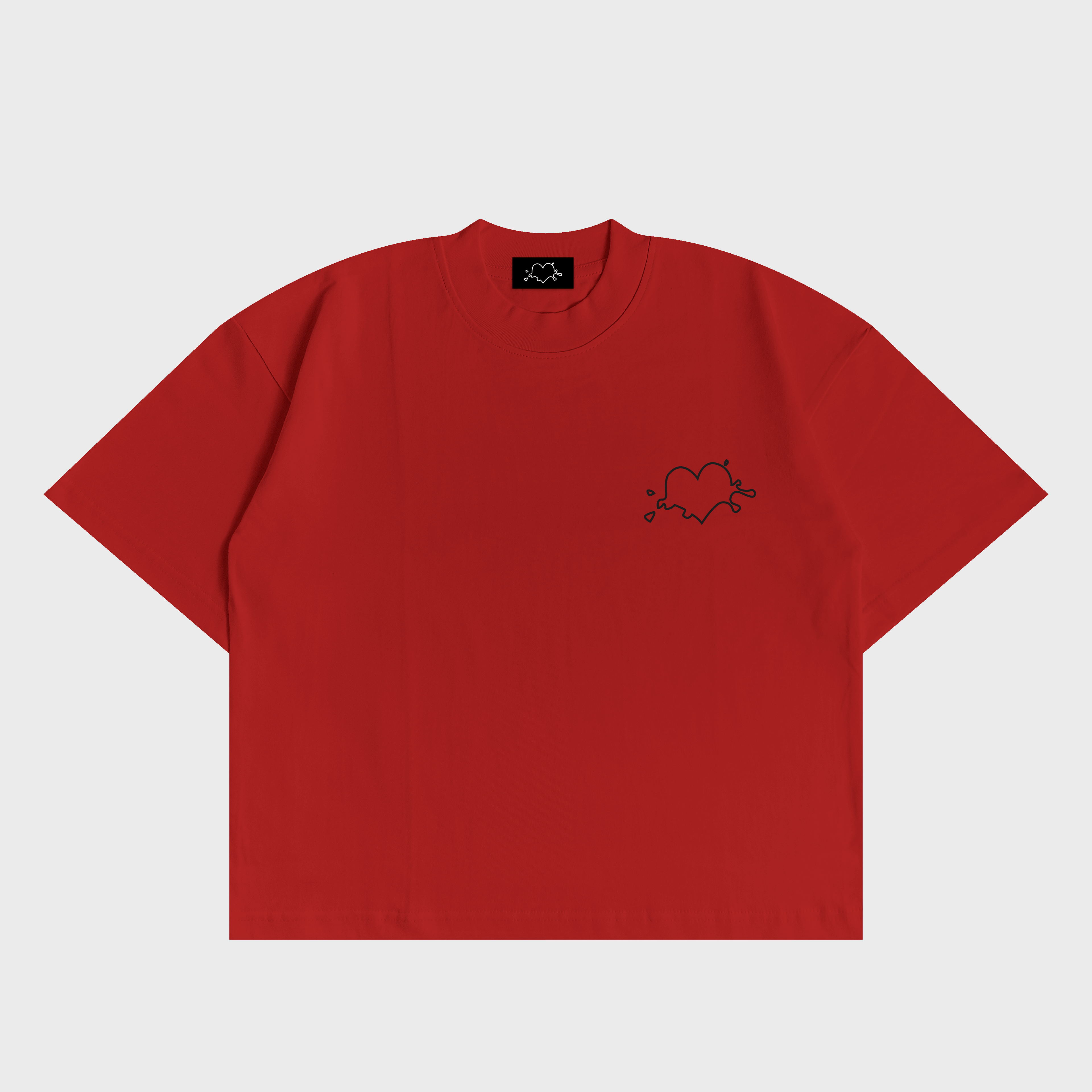 First Love Boxy Tee (Red)
