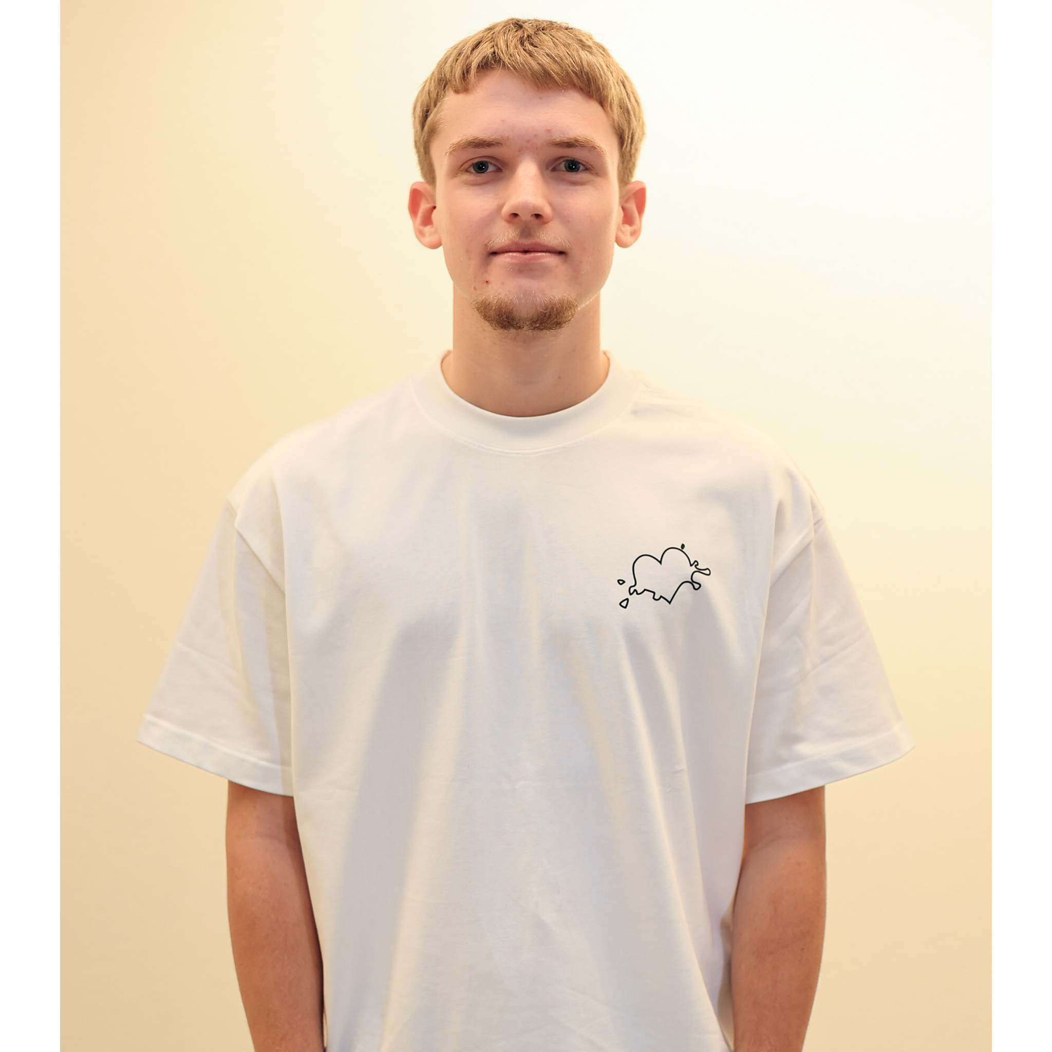 First Love Boxy Tee (White)