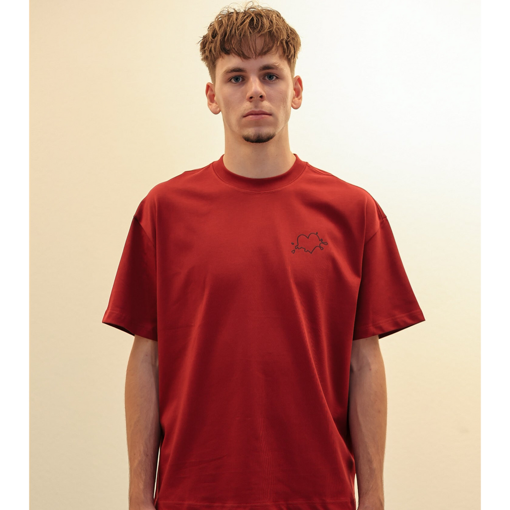 First Love Boxy Tee (Red)