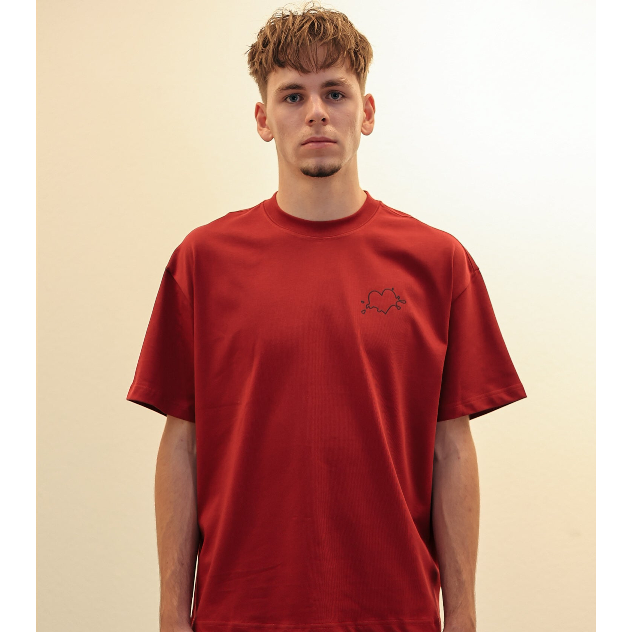 First Love Boxy Tee (Red)
